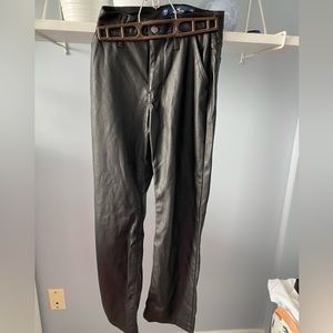 Hollister vegan leather pants in size 00 short